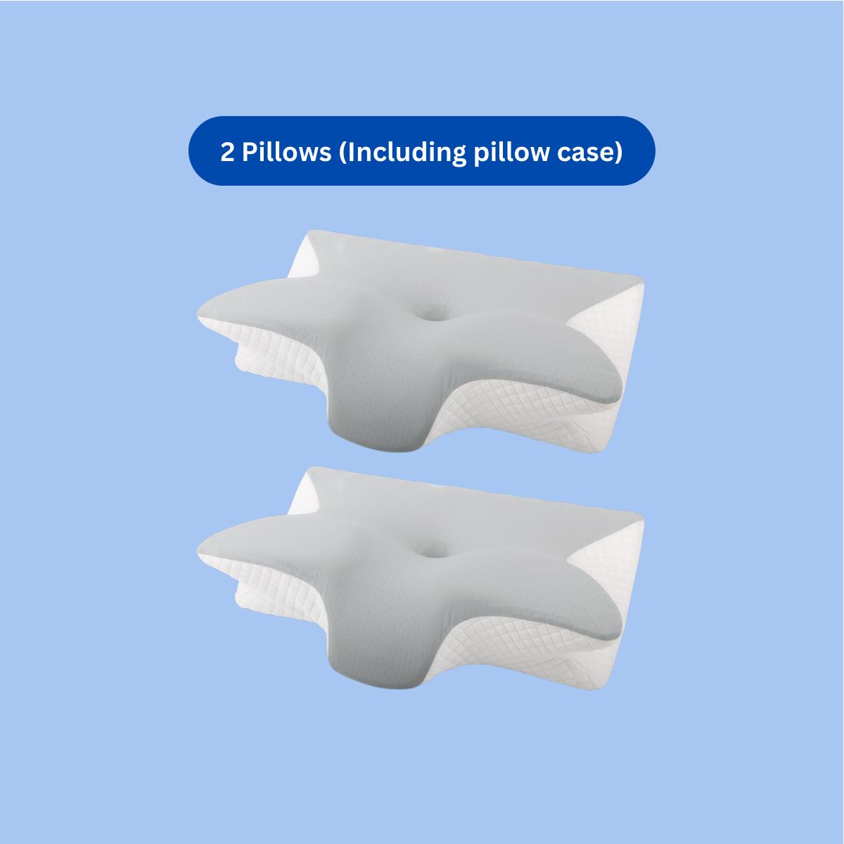 Butterfly Orthopedic Memory Pillow - Ergonomic Neck Support, Slow Rebound, for Back, Side & Stomach Sleepers