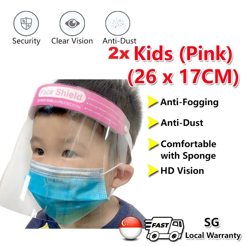 Full Face Protection Shield Mask Acrylic Protective full face Transparent Anti Fogging Windproof Antibacteria