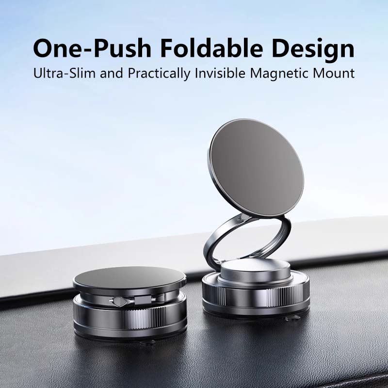 Ring Magnetic Phone Holder Car Mount Stand 360 Degree Rotation Strong Magnet Air Vent Support Universal Mobile Bracket