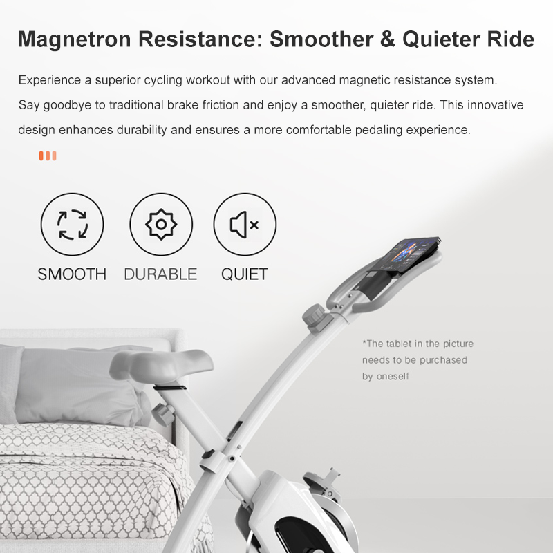 JOMO Foldable Spin Bike β Compact, Portable, Silent, and Adjustable for Home Workout
