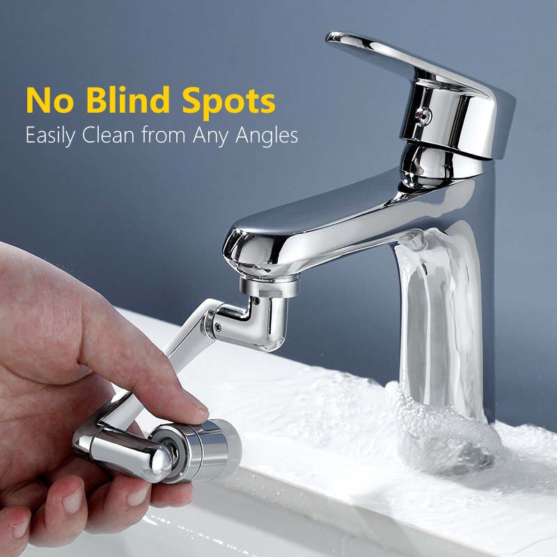 Faucet Arm Aerator Rotatable Triple Rotation Water Purification Filter Universal Threads Copper