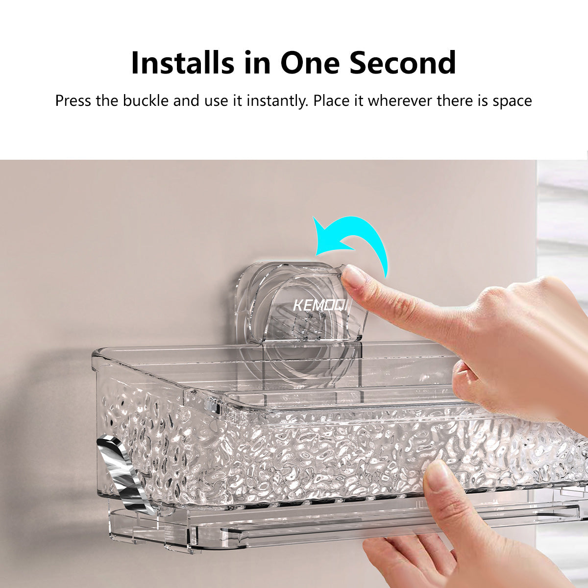 Multi-Function Storage Rack Strong Load Bearing Waterproof Easy Installation