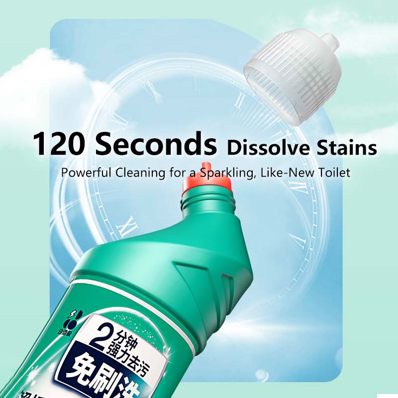 Toilet Bowl Cleaner Powerful Fast Stain Removal Deep Cleaning & Deodorizing Bathroom