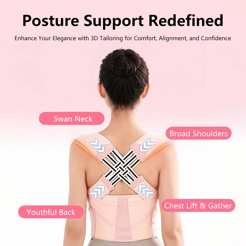 Posture Corrector | Adjustable Back Support Belt for Abdominal Waist Correction, Spine Alignment Waist Trainer
