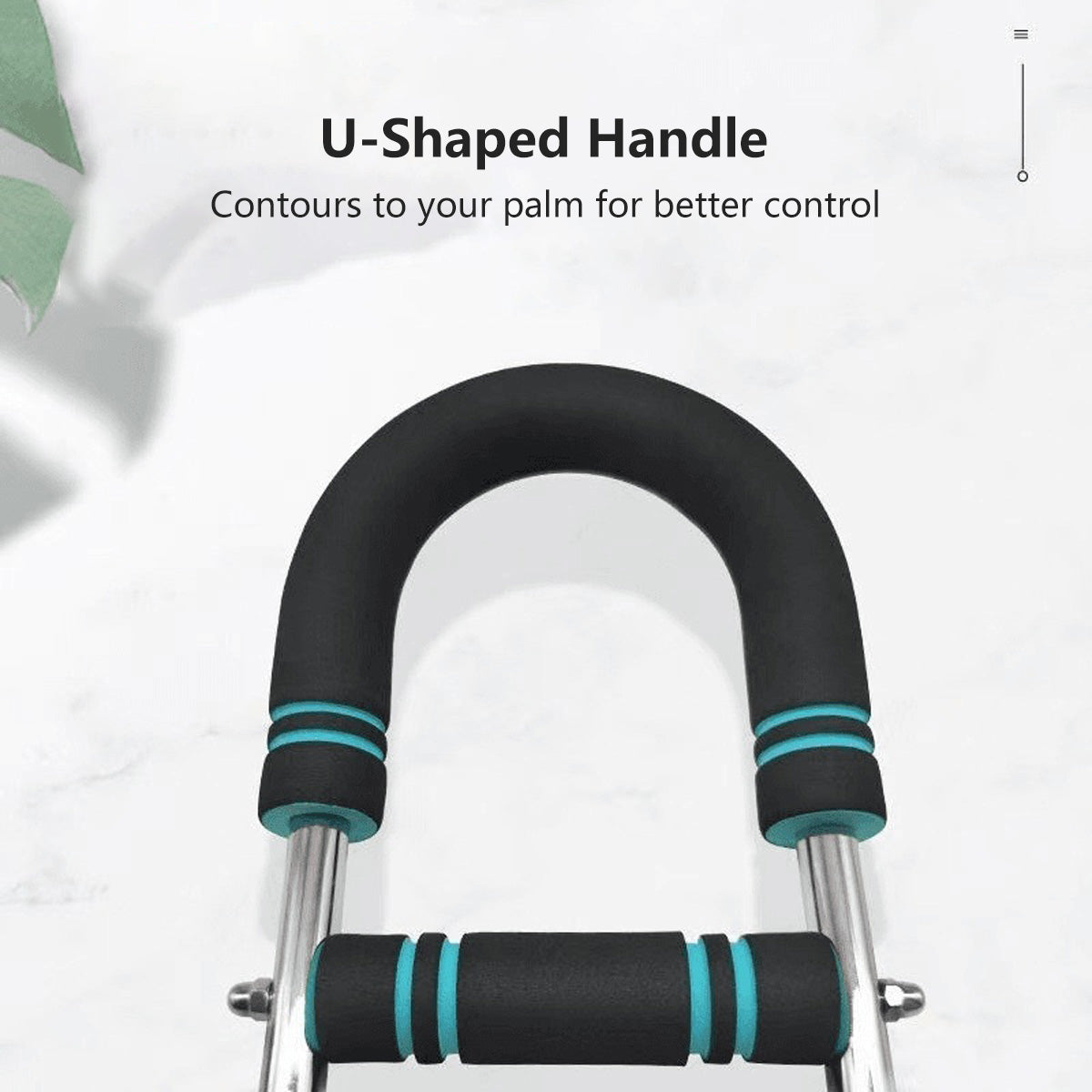 JOMO Twister Arm Trainer U-Shaped Arm Exerciser 20KG to 50KG Steel Spring for Shoulder Chest & Arm Workout Foam Grip