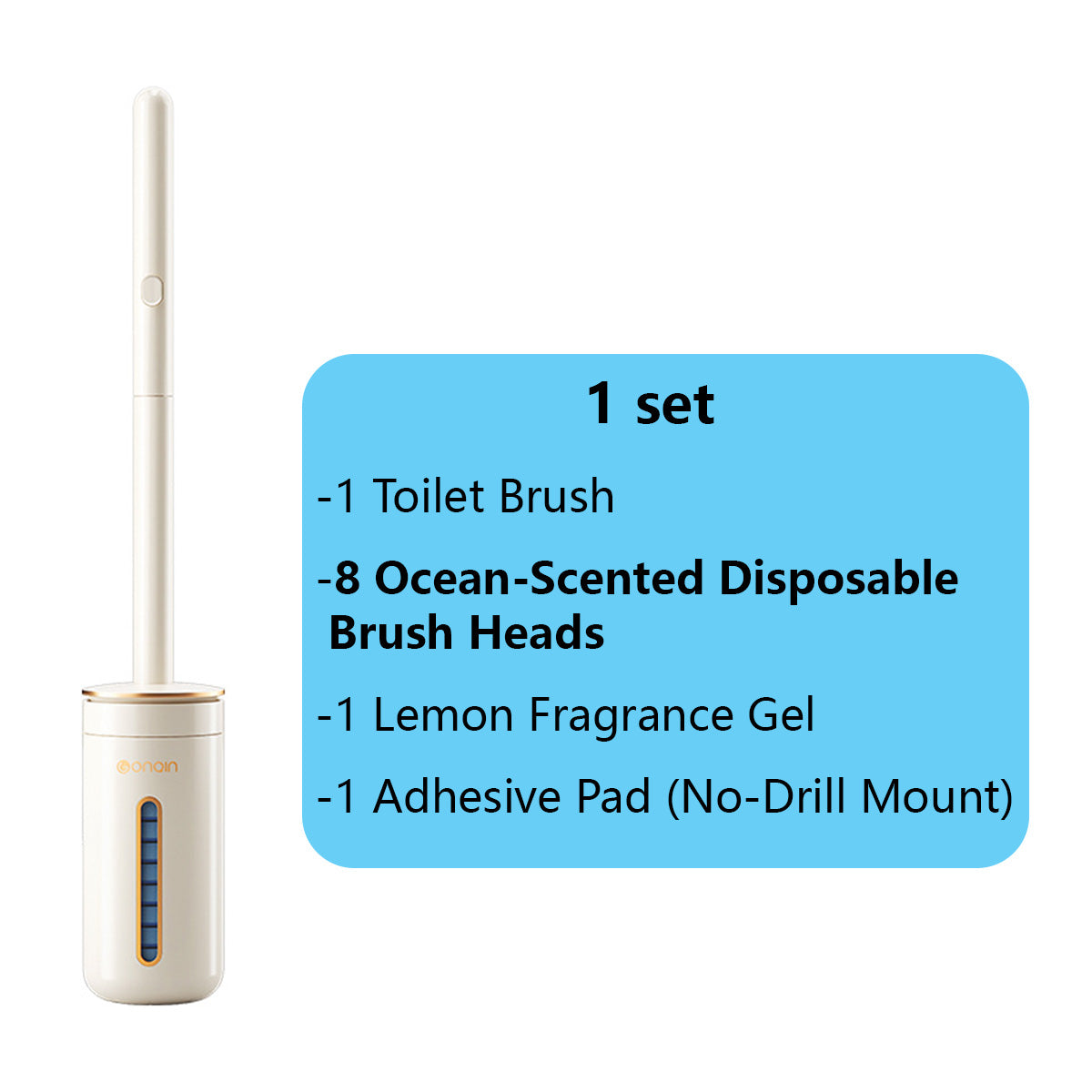 Scented Disposable Toilet Brush Fresh-Scent Disposable Toilet Cleaning Brush