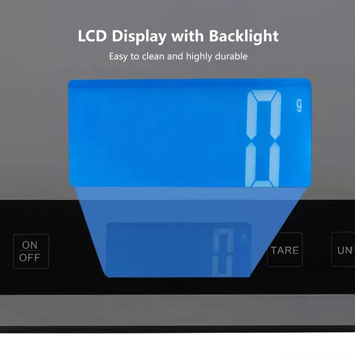 ✨Smart Kitchen Scale ✨ Smart Unit Conversion High Precision 1g LCD Display with Backlight Tare Function