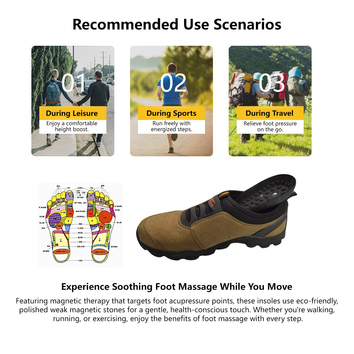 Magnetic Therapy Massage Insoles Magnetic Therapy Shoe Pad