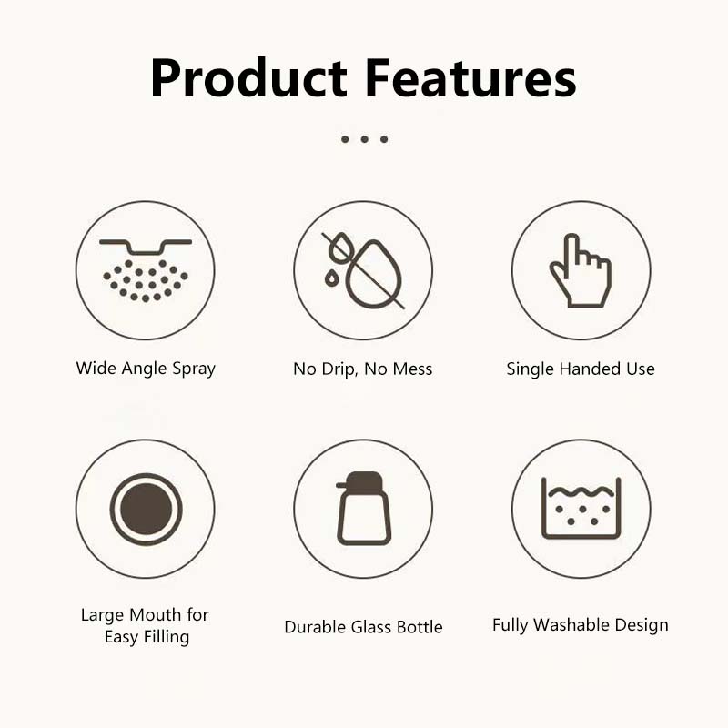Jomo Dual Flow Glass Oil Bottle