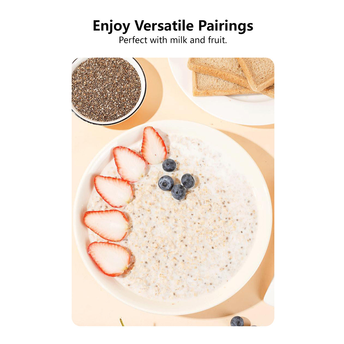 Coconut Milk Probiotic Cereal Healthy and Convenient Breakfast TeaTime Snack 250g (25gĆ 10 packs)