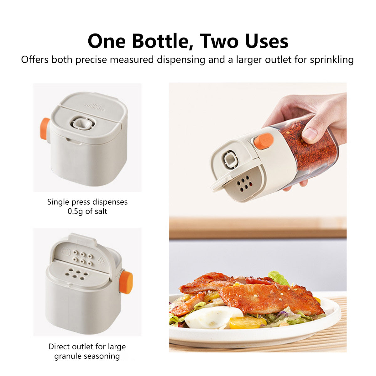 Quantitative Seasoning Dispenser Bottle Precise Control Salt Bottle