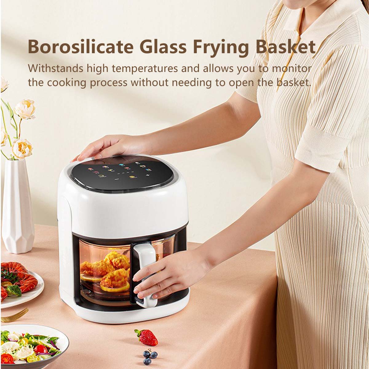 JOMO Air Fryer NTC Temperature Control Touch Control 10 Cooking Presets 1350W 4.5L Capacity