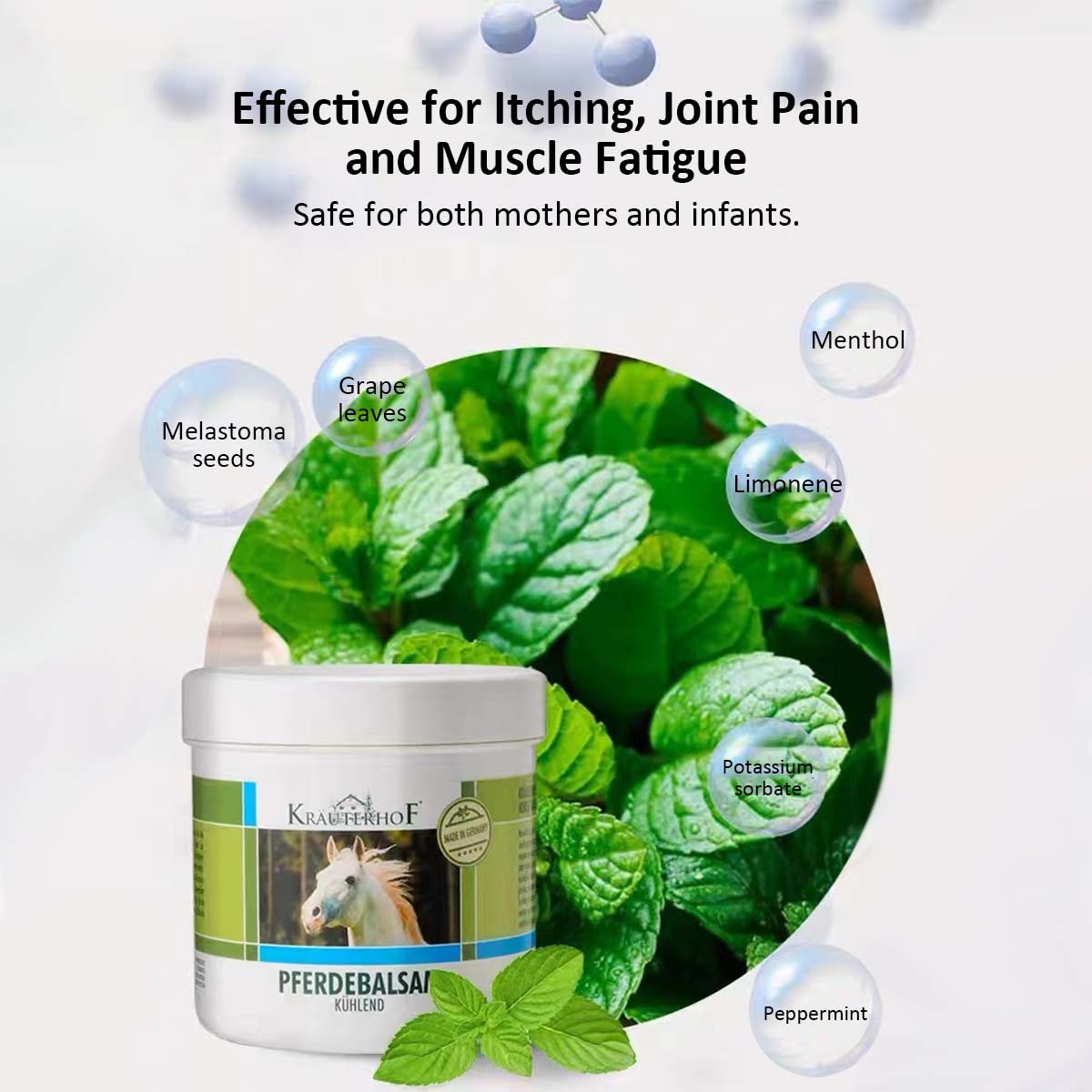 Krauterhof Green Horse Cream Massage Balm (250ml/ 500ml)