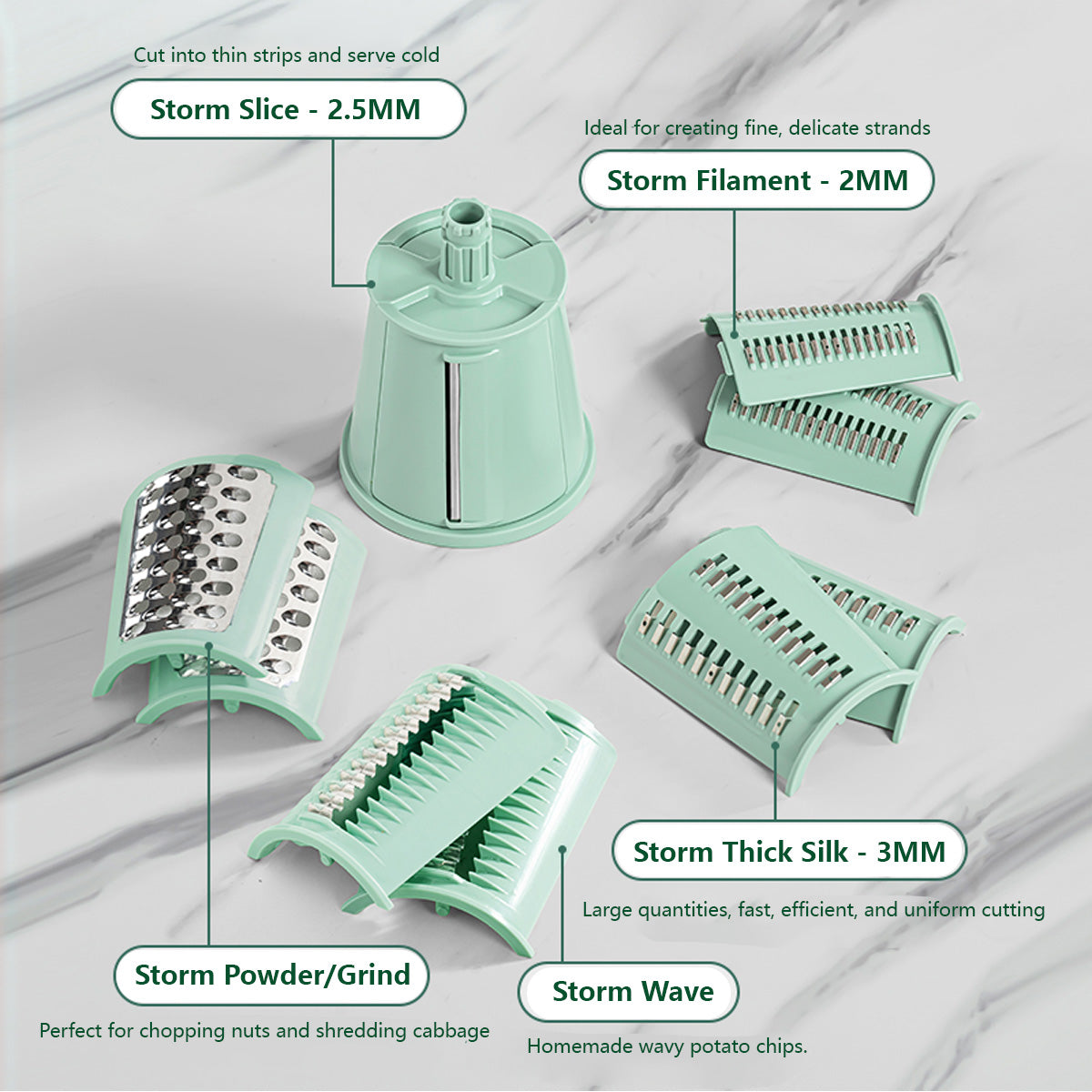 JOMO Multifunctional Rotary Grater