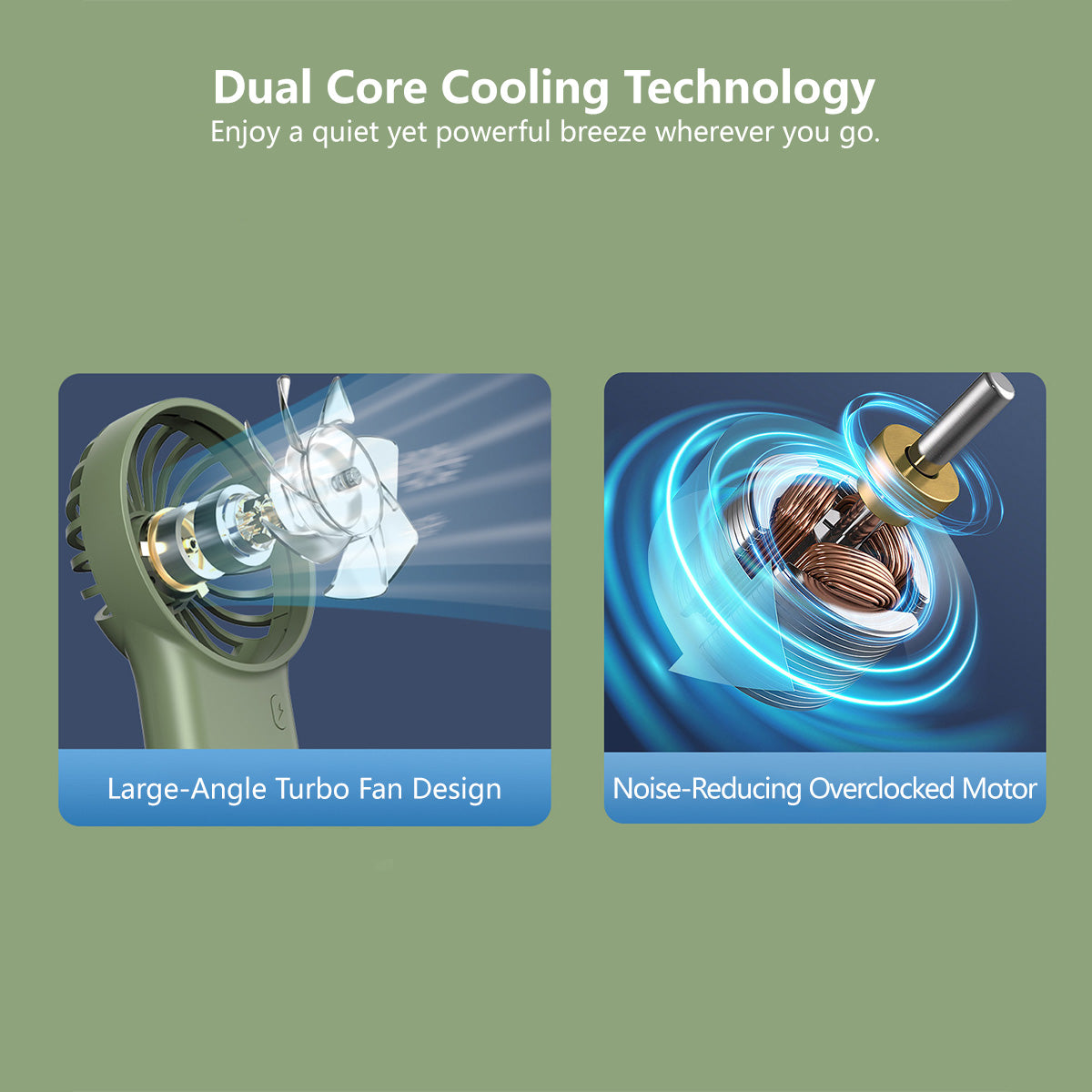 ✅SG Ready Stocks✅ 3-in-1 Powerful Mini Fan Built-in Hook Portable Mini Fan Handheld Fan Desktop Fan Turbo Fan Air Cooler