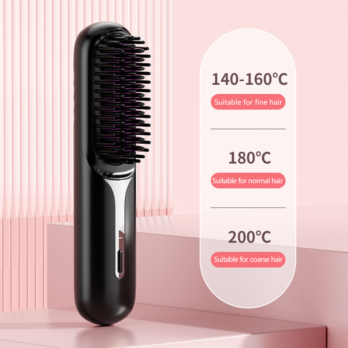 JOMO New Wireless Portable Hair Straightener