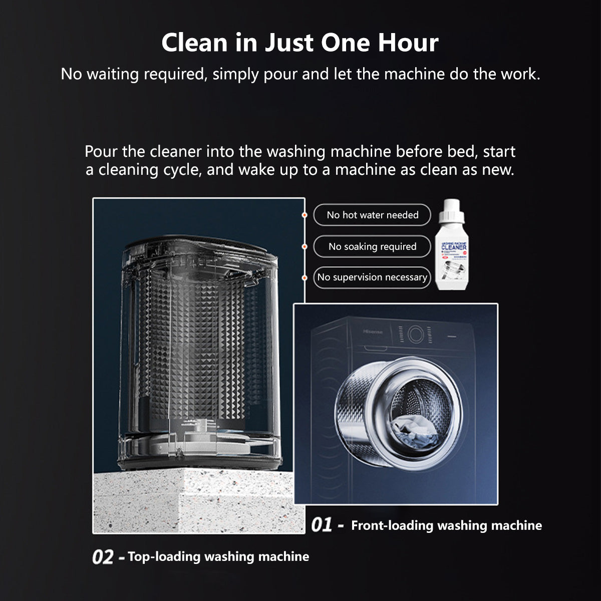 Third Generation Washing Machine Drum Cleaner 450g
