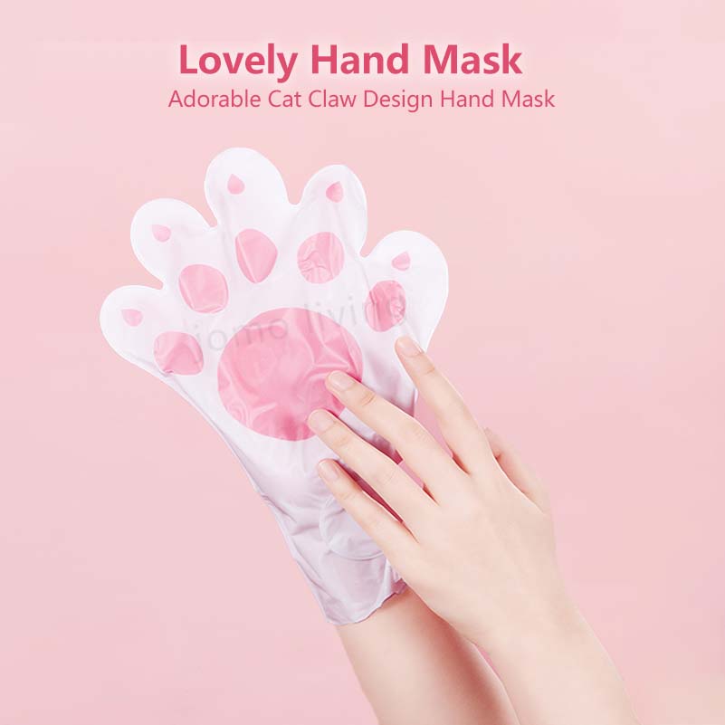 Niacinamide Cat Claw Hand Mask Hydrating Moisturizing Goat Milk Cute Mask