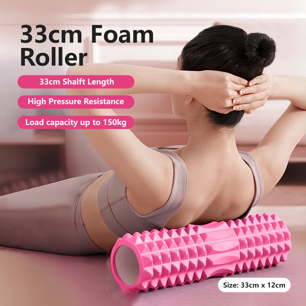 ✅SG Ready Stocks✅JOMO 45cm Foam Roller High Pressure Resistance Eco Friendly Material