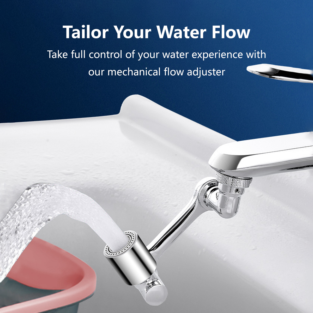 Faucet Arm Aerator Rotatable Triple Rotation Water Purification Filter Universal Threads Copper