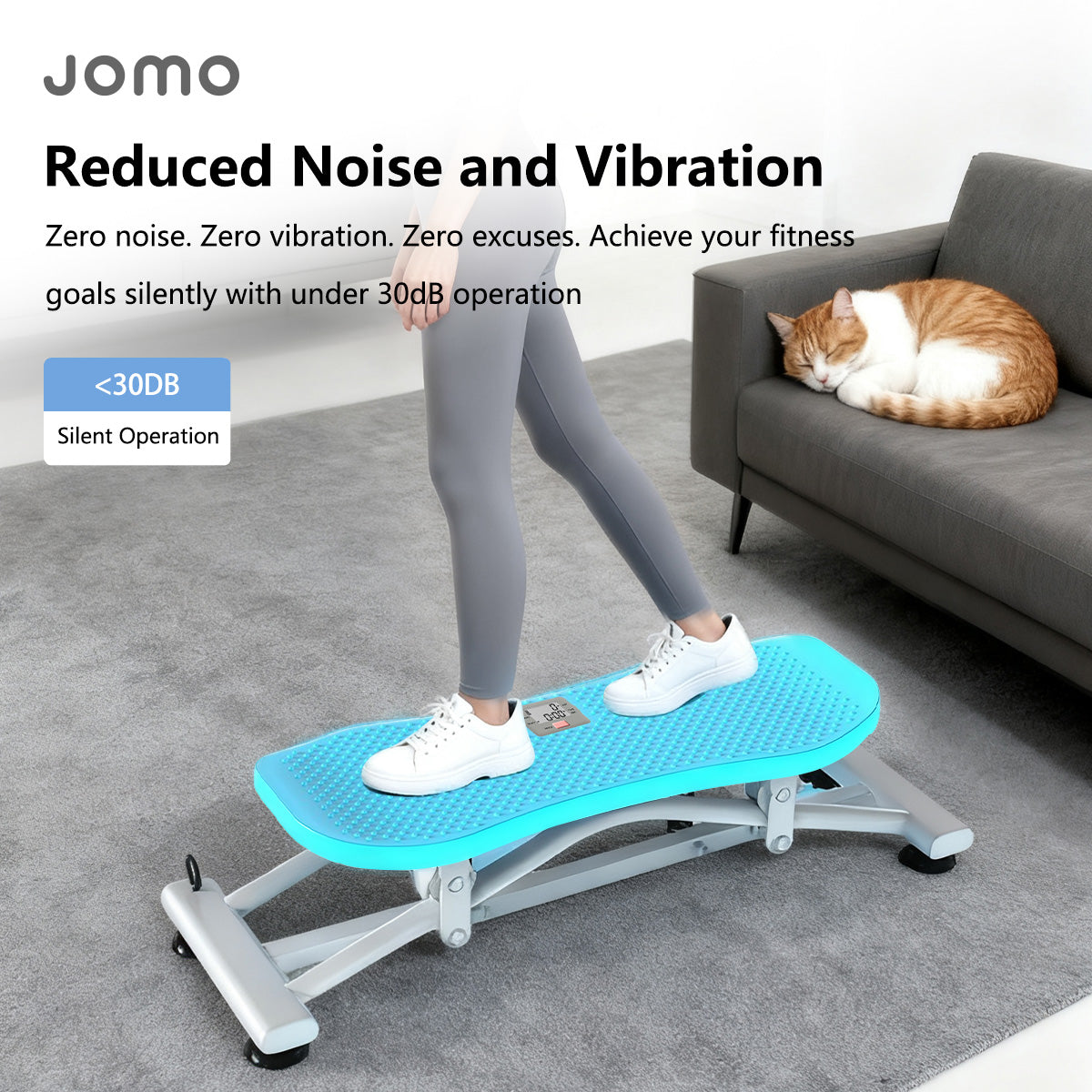 JOMO All-in-One Sliding Ski Machine Full Body Workout Machine for All Levels Silent Training