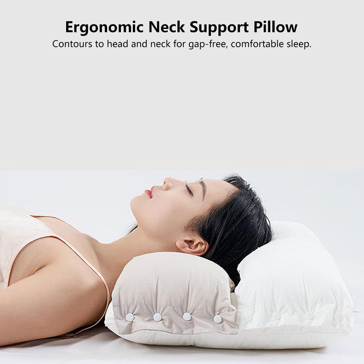 Double Layer Cervical Pillow Detachable Multi-Purpose Neck Support Pillow