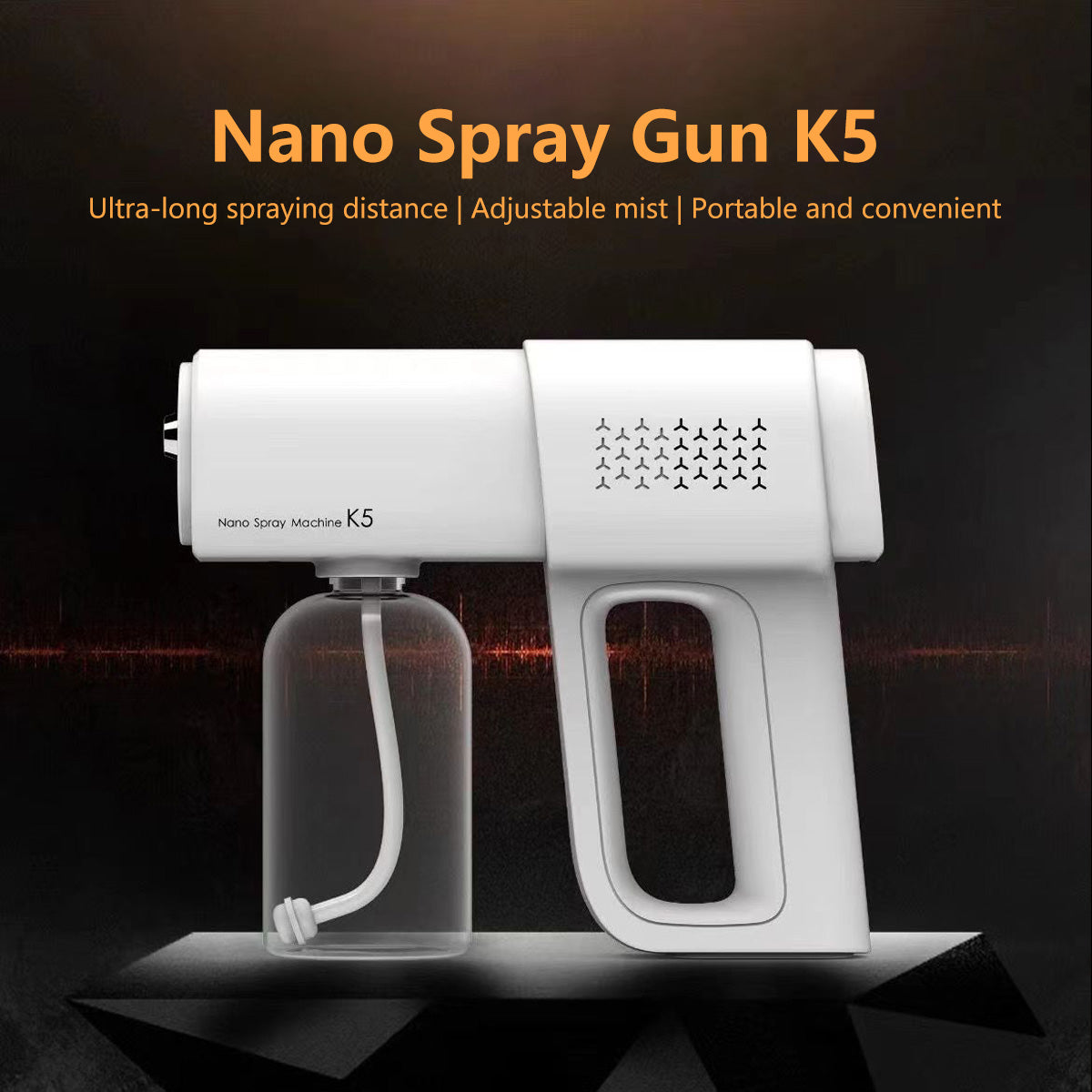 K5 Disinfection Nano Spray Gun Handheld Portable Lightweight Air Purification Humidification USB