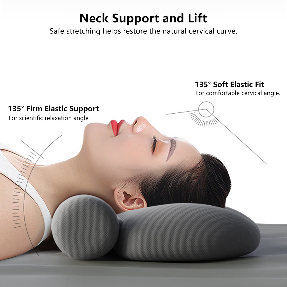 Mugwort Heating Cervical Pillow Memory Foam Ergonomic Design 3-Level Heating USB Plugin Pillow
