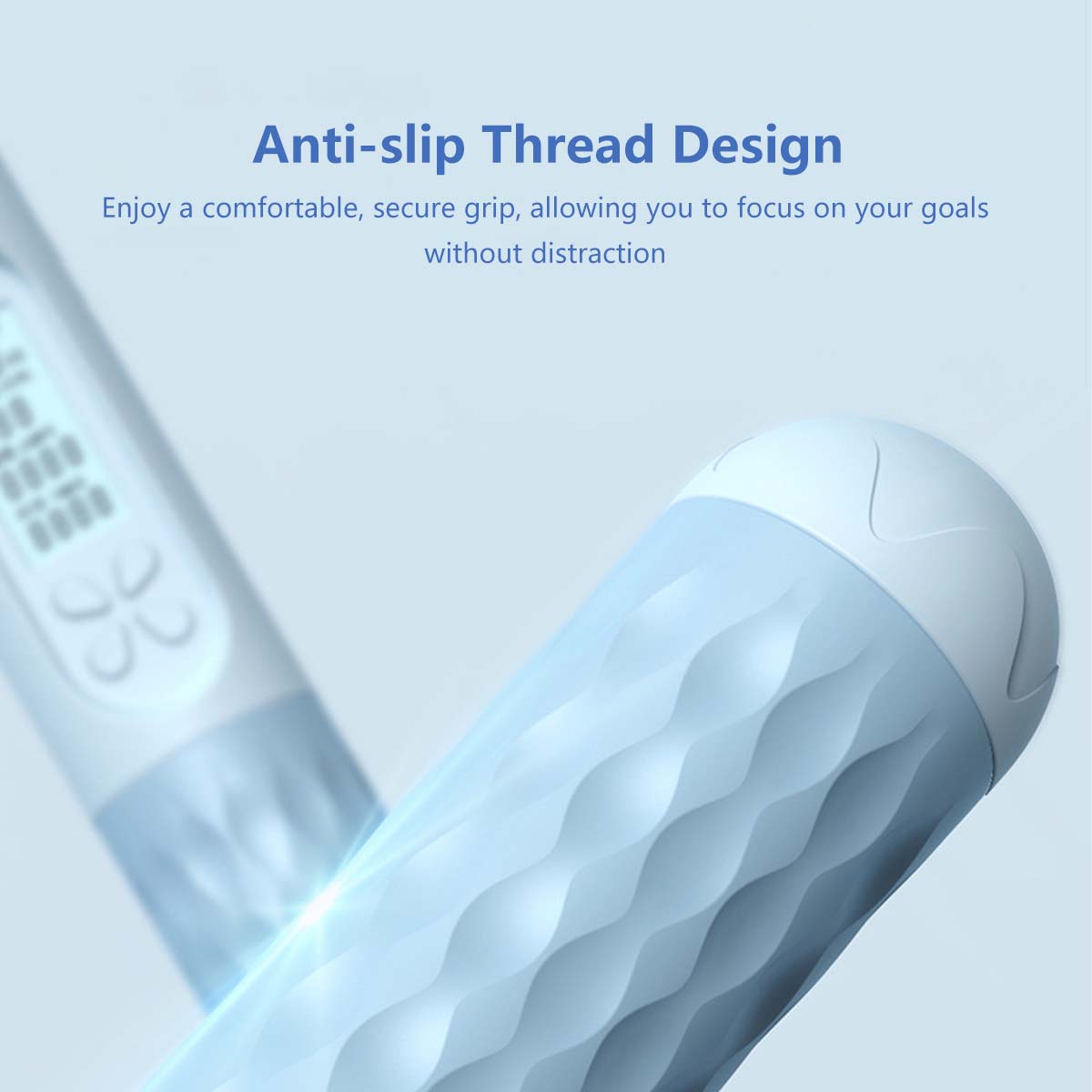 【SG Ready Stocks】Smart Digital Skipping Rope Countdown and Timer Features Weight Blocks and Adjustable Rope Length