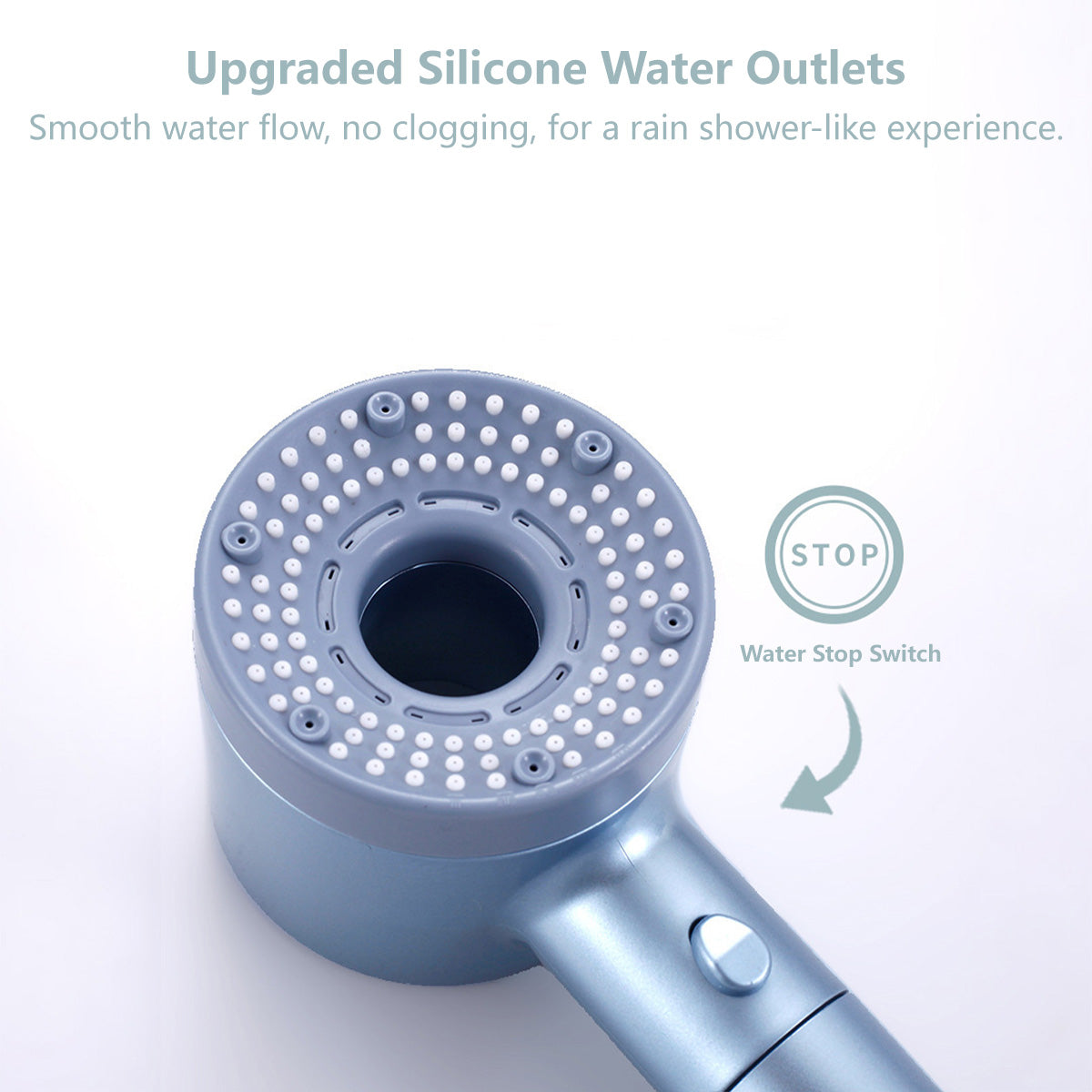 Filtered Pressure-Boosting Showerhead