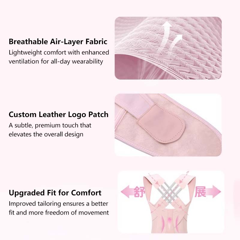 Posture Corrector | Adjustable Back Support Belt for Abdominal Waist Correction, Spine Alignment Waist Trainer