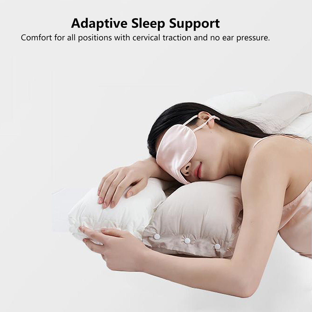 Double Layer Cervical Pillow Detachable Multi-Purpose Neck Support Pillow