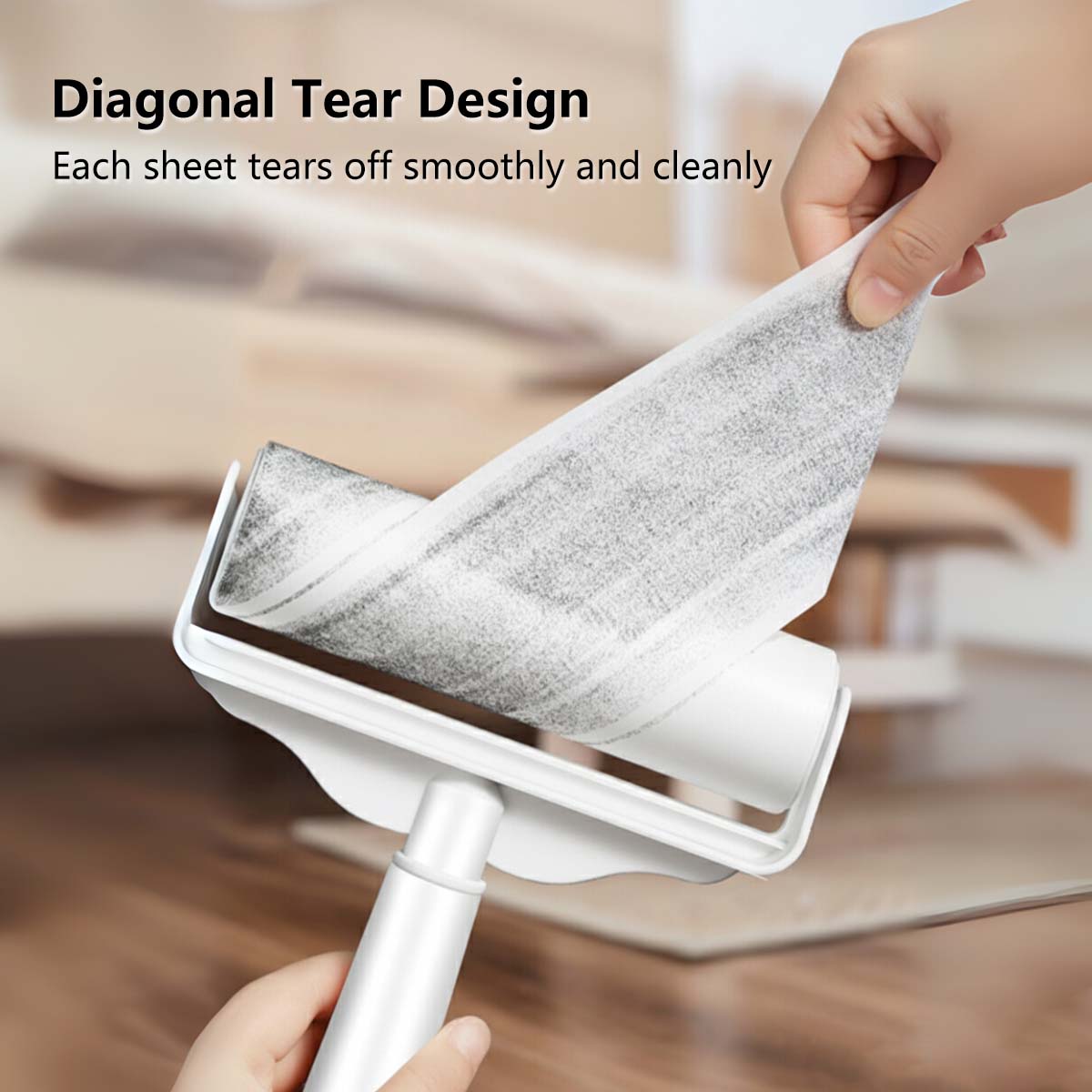 Sticky Lint Roller 24cm Wide Roller Powerful Adhesive Fiber-Friendly Design Budget-Friendly