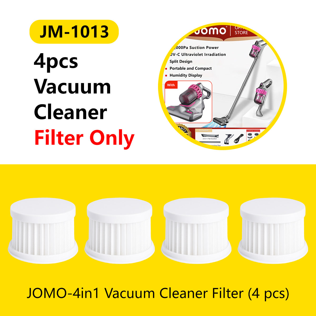 Filters for JOMO Dust Mite Vacuum