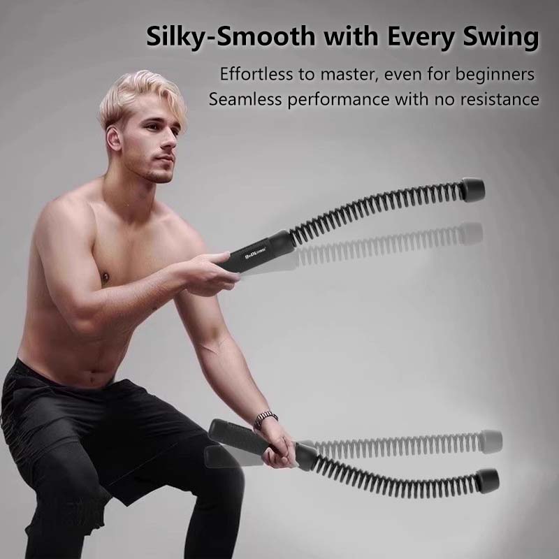 Cordless Battle Rope | Home Gym Fitness Equipment | Muscle & Core Training Tool Portable Indoor Exercise Gear