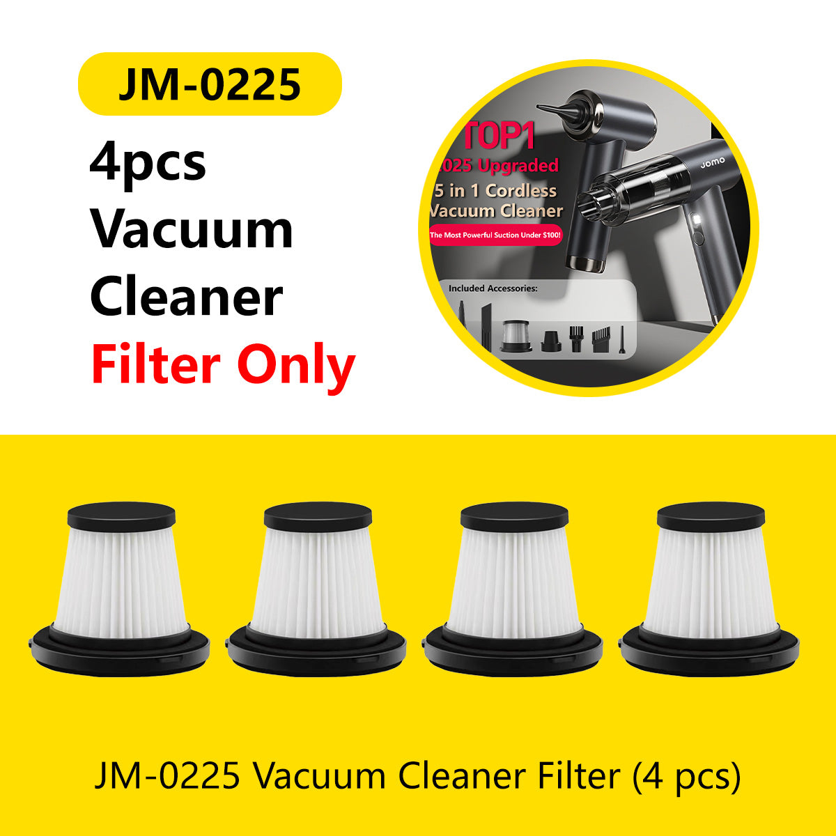 Filters for JOMO Handheld Vacuum