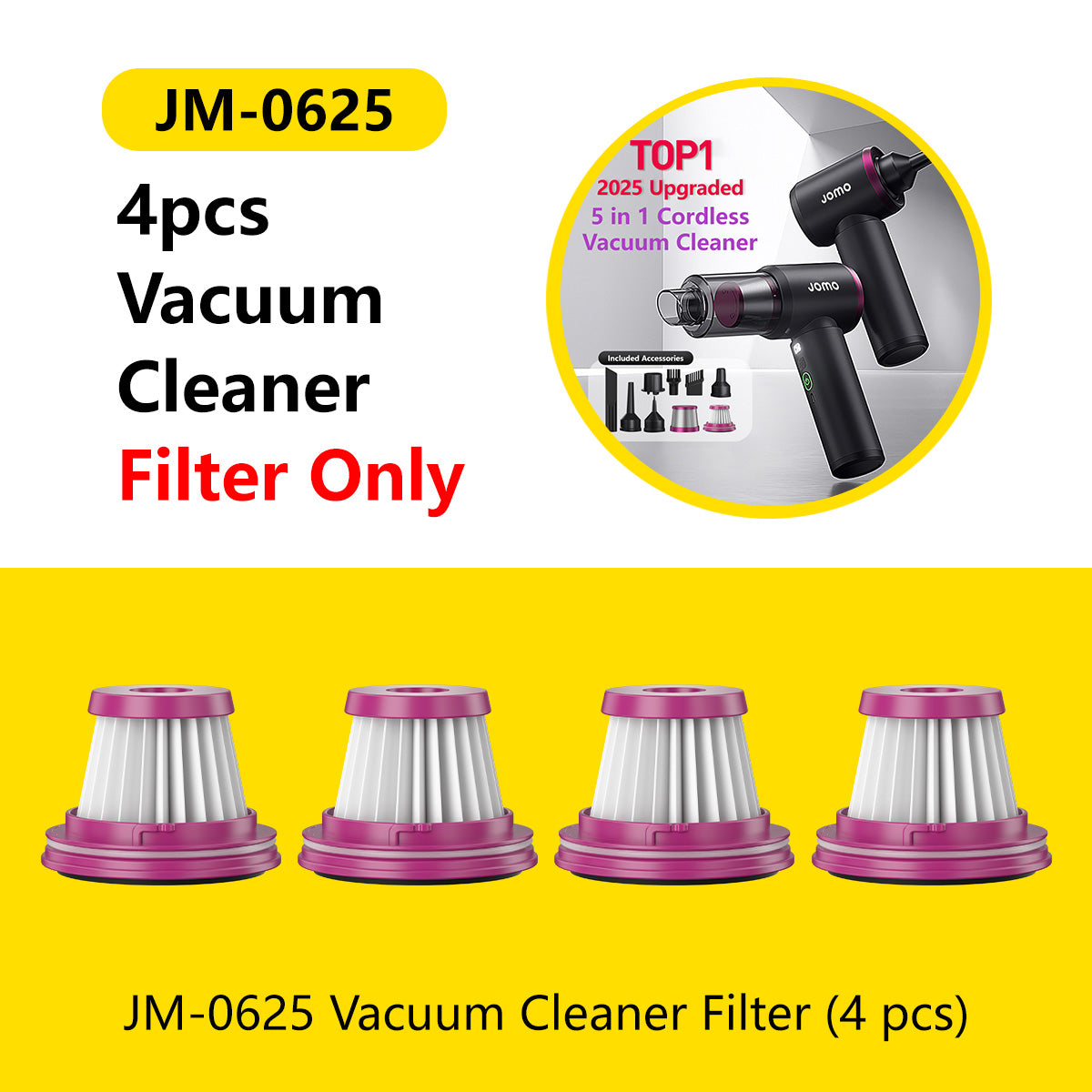 Filters for JOMO Handheld Vacuum