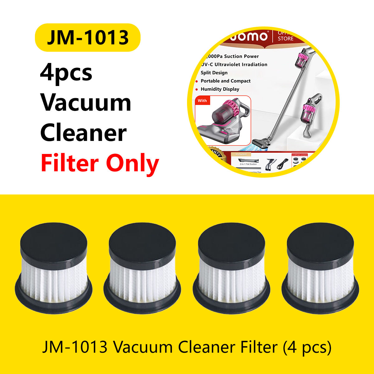 Filters for JOMO Dust Mite Vacuum
