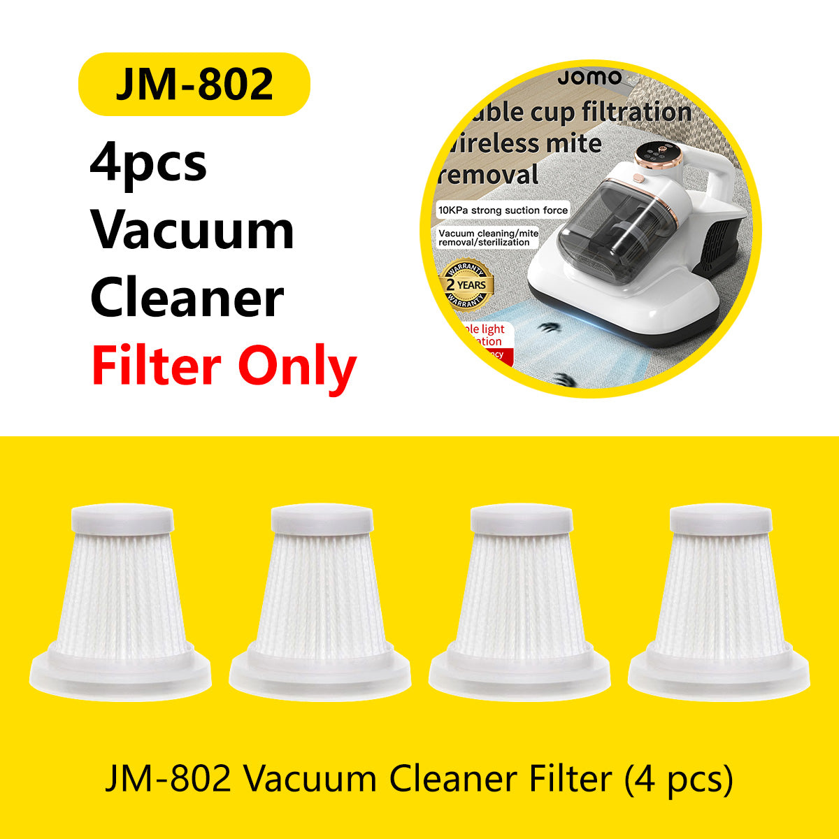 Filters for JOMO Dust Mite Vacuum