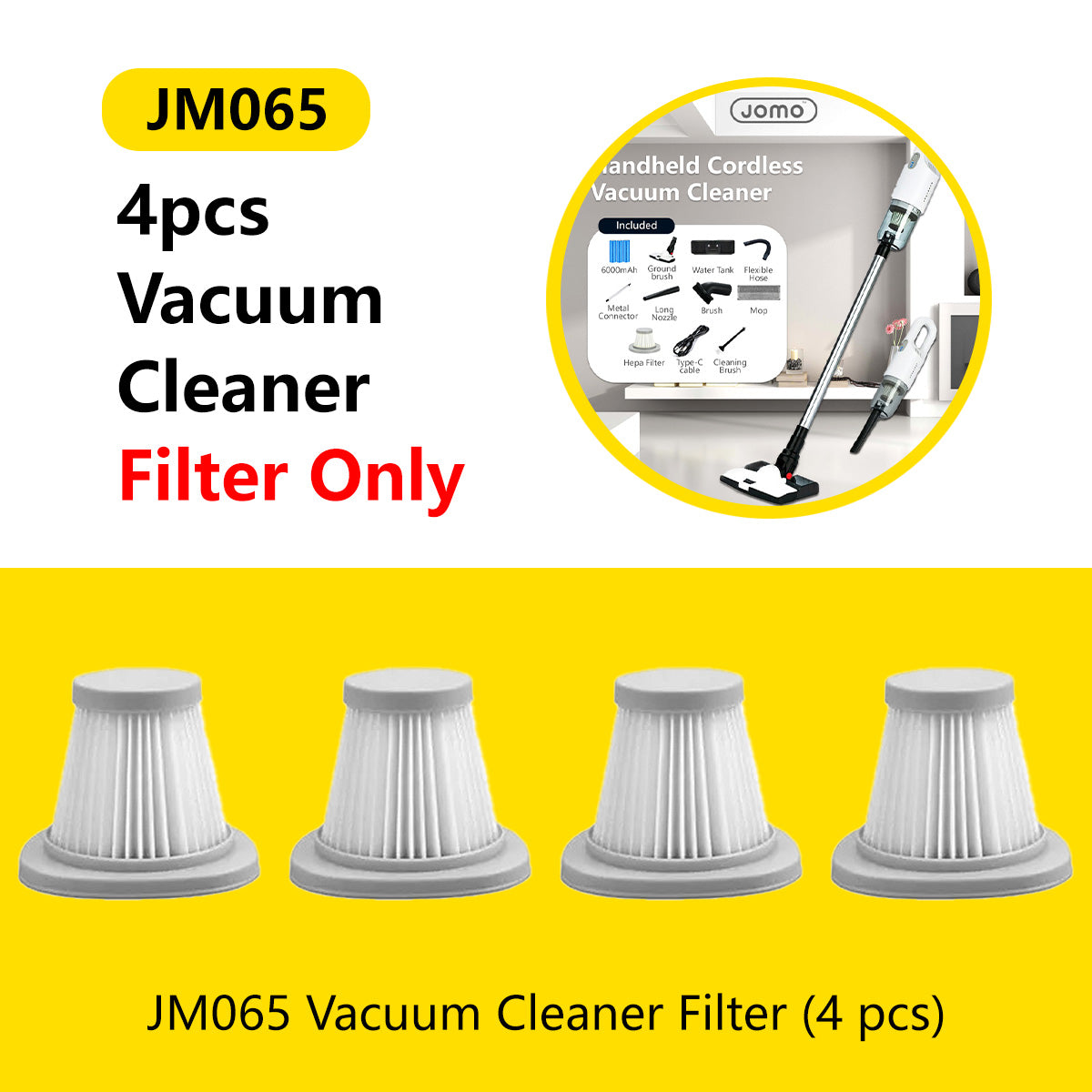 Filters for JOMO Handheld Vacuum