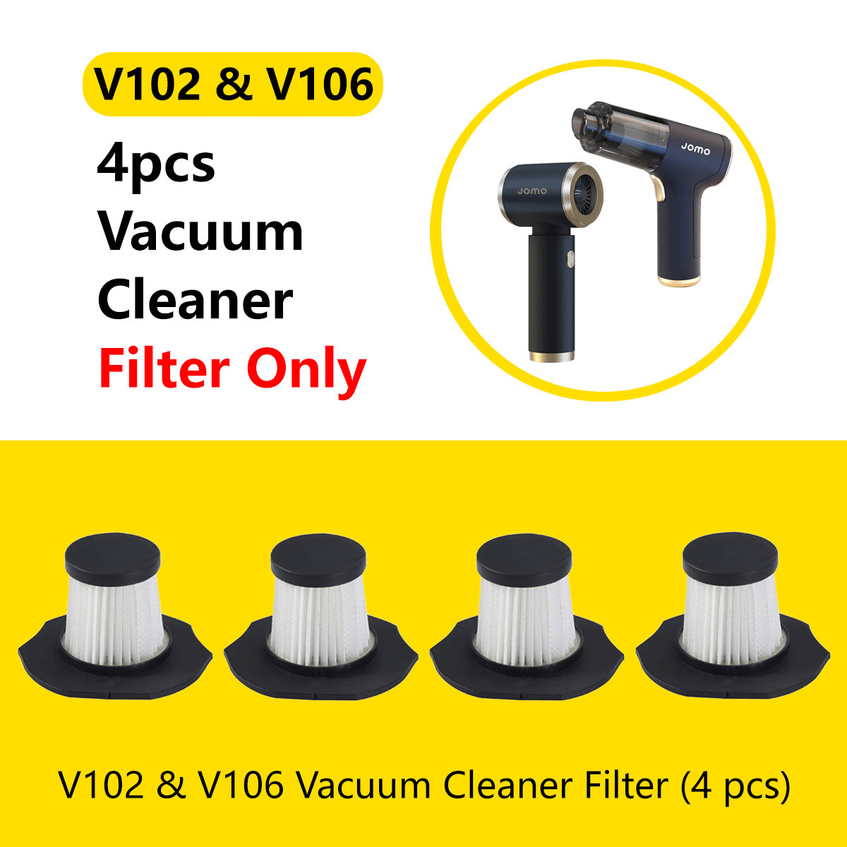 Filters for JOMO Handheld Vacuum