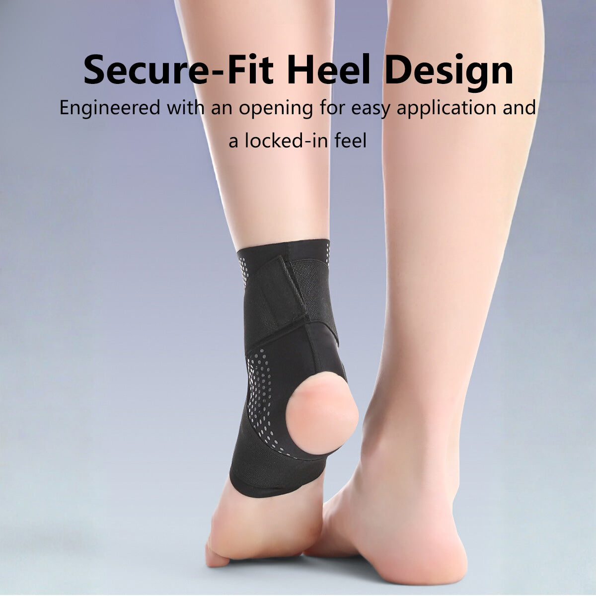 JOMO Ankle Brace Support Sprain Protection Ultra-Thin 0.1mm Straps Wear with Shoes Lightweight