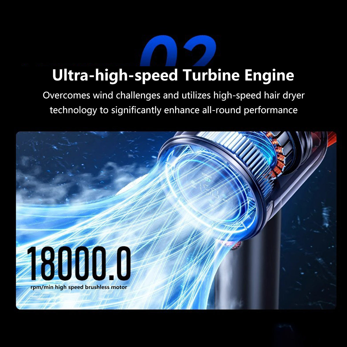 JOMO Portable High Speed Handheld Fan