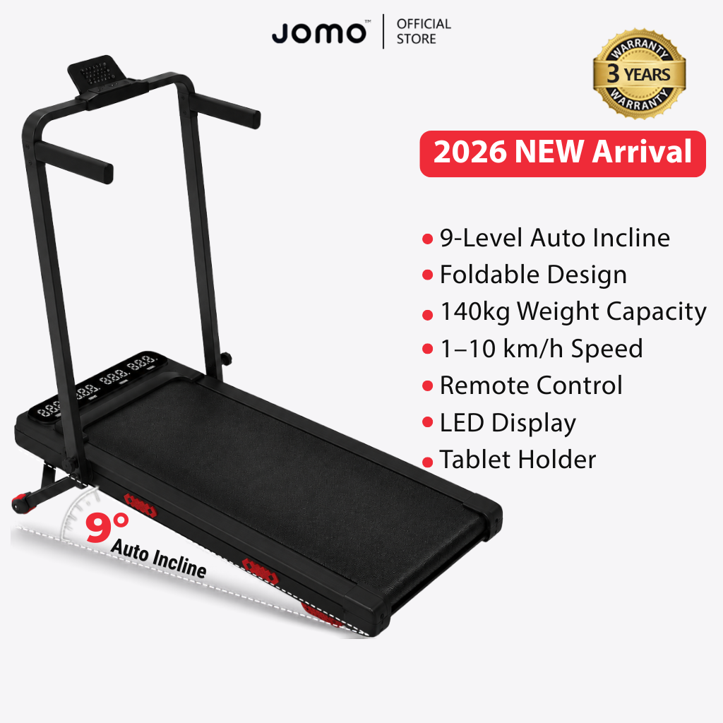 Foldable Treadmill Mini Running Walking Pad Home Gym Fitness Machine