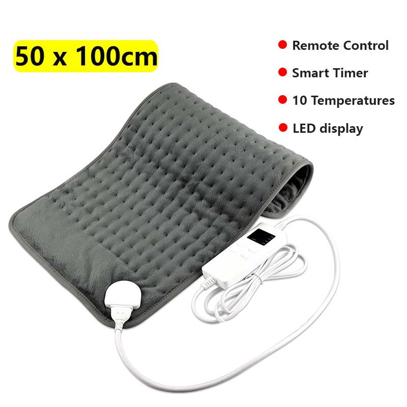 JOMO Electric Heating Pad Back Pain Massage Machine Washable Heat In 30 Sec