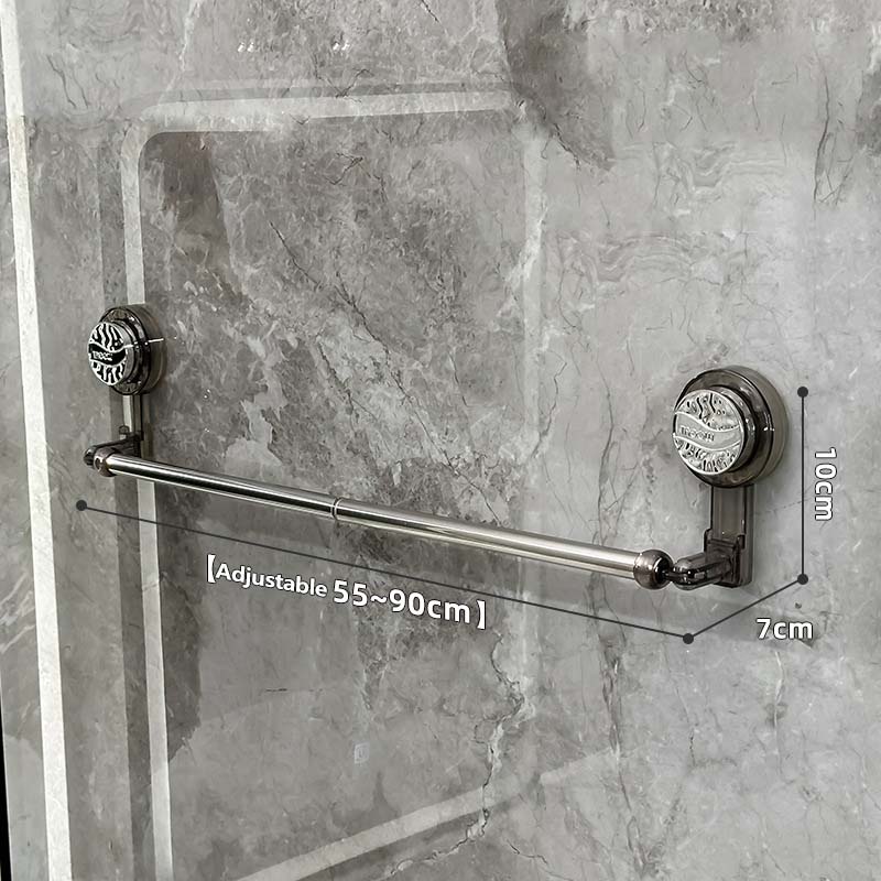 Adjustable Towel Rack ā Drill-Free, 180° Rotating, Adjustable Wall-Mounted, Strong Suction, Space-Saving