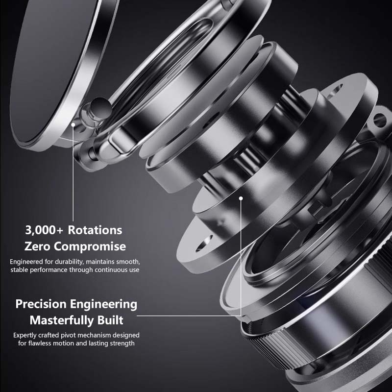 Ring Magnetic Phone Holder Car Mount Stand 360 Degree Rotation Strong Magnet Air Vent Support Universal Mobile Bracket