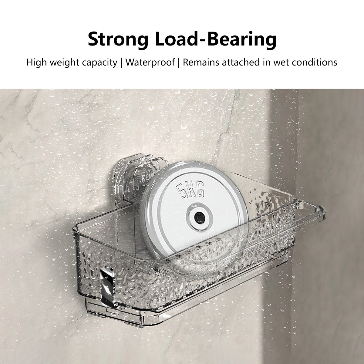 Multi-Function Storage Rack Strong Load Bearing Waterproof Easy Installation