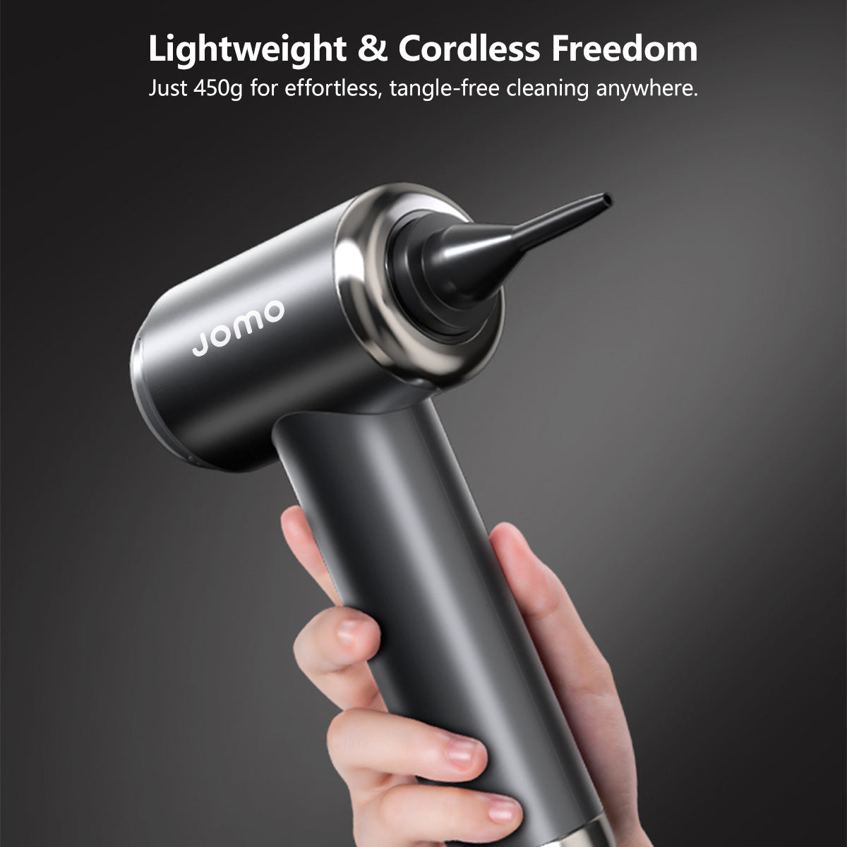 JOMO 5-in-1 Cordless Handheld Car Vacuum Cleaner