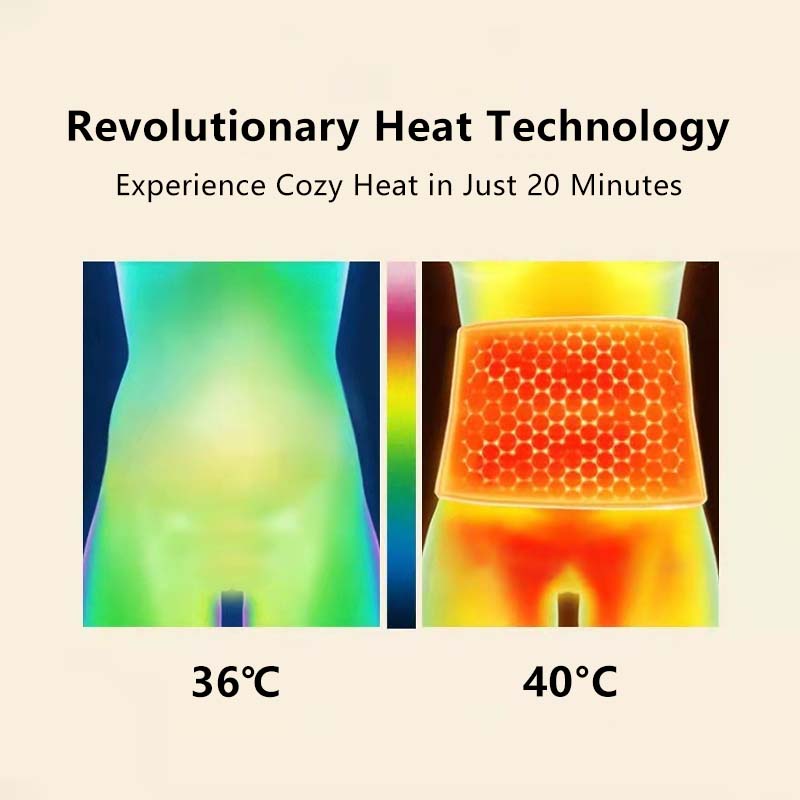Graphene Waist Protector Muscle Support Improved Blood Circulation Lower Pain Flexible Lightweight